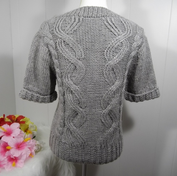 Anthropologie/ Kenji short sleeve cardigan size M - Picture 7 of 7